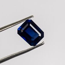 8.0 Ct Certified Natural Octagon Royal Blue Sapphire Kashmir Loose Gems Z-113