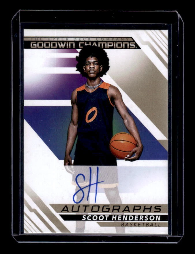 2022 Upper Deck Goodwin Champions Autographs #ASH Scoot Henderson EXACT SCAN - Image 1 of 2