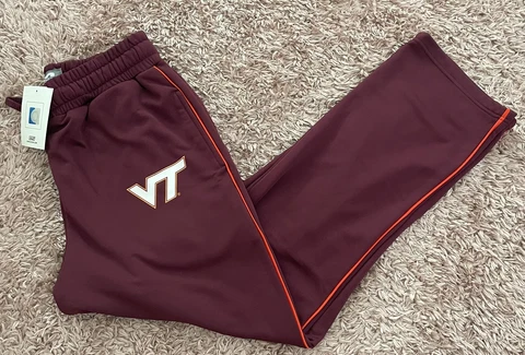 Virginia Tech Hokies Armed Force Gear Polyester Track Pants M NWT Cover