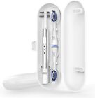 ORAL B PULSONIC SLIM 1000/1100,CLEAR TOOTHBRUSH TRAVEL CASE, HOLDS 2 HEADS, 