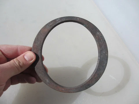 Large Antique Brass Shop Letter "O" Sign Old Plaque Name Victorian  5.25"H Cover