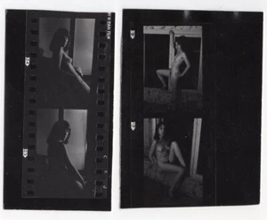Female Model 4 Views cut from Contact Sheet Vintage Circa 1970 Photographs - Picture 1 of 1