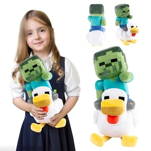 Jay Franco Minecraft Plush Pillow Buddy Plushie Stuffed Pillow Chicken Jockey - Picture 1 of 10