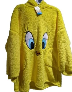 Looney Tunes Oversized Hoodie Blanket Fleece For Ladies From Primark - Picture 1 of 7