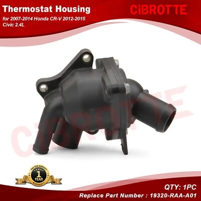 Engine Coolant Thermostat Housing for 2007-2014 Honda CR-V 2012-2015 Civic 2.4L - Image 1 of 4