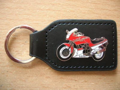 Schlüsselanhänger Kawasaki GPZ 500 / GPZ500 rot red Art 0014 Porte Cle llavero - Bild 1 von 4
