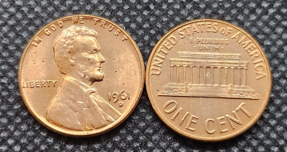 Centavo conmemorativo Lincoln 1961-D | BRILLANTE SIN CIRCULAR Foto 1 de 1