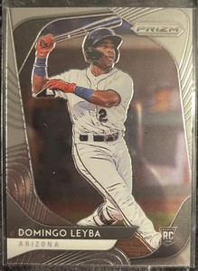 2020 Prizm Silver Prizm Domingo Leyba Rookie #10 Arizona Diamondbacks