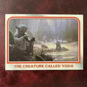 1980 Topps Star Wars EMPIRE STRIKES BACK Set LA CREATURA CHIAMATA YODA #58 EXMINT - Foto 1 di 1