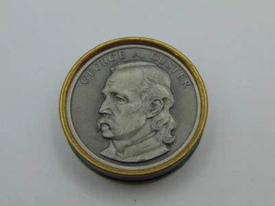 Franklin Mint Sociedad Histórica Nacional Guerra Civil Damas Parte George Custer Foto 1 de 4