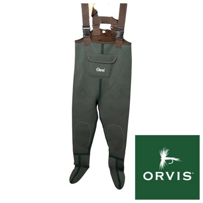 Orvis Neoprene Fishing Waders Mens Small Stocking Foot Outdoors Fly fishing - Image 1 of 4