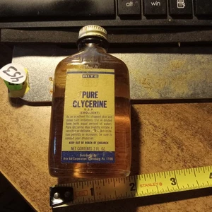 Rite Aid Pure Glycerin Flasche Glas Vintage voll - Bild 1 von 4