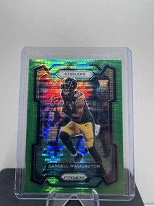 2023 Panini Prizm - Rookies Darnell Washington #384 Neon Green Pulsar Prizm (RC) - Bild 1 von 2