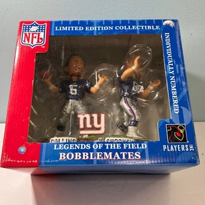 New York Giants Legends of the Field Bobblemates Collins Shockey Limited to 504 - Bild 1 von 9