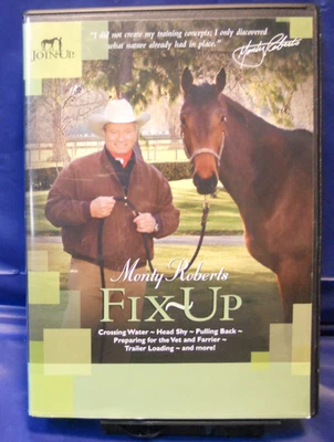 Monty Roberts Fix-Up (3 DVD Set) Horse Training Water Cross,Head Shy,Trailer... - Image 1 of 4