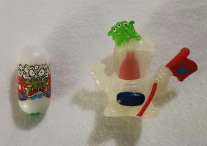 GLOW IN THE DARK MIGHTY BEANZ BODZ SET #298 HIDEOUS ALIEN BEAN ASTRONAUT BOD - Picture 1 of 5