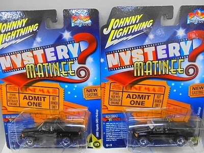 Set of 2 Back to the Future 1985 SR5 Pickup Truck Hilux Diecast Car Johnny - Image 1 of 4