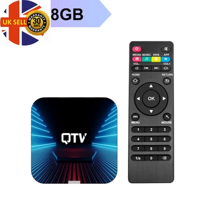 QTV Q1 TV Box Android 10 Allwinner H313 with 2GB 16GB Support 4K H.265 Wifi TV D - Image 1 of 4