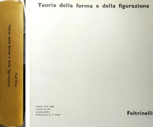 KLEE, Paul. Teoria della forma e della figurazione. Feltrinelli, 1959. Prima ed. - Imagen 1 de 1