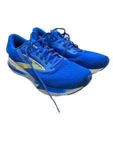 Brooks Adrenaline GTS 24 Men's Cobalt/Neo Yellow/Peacoat Running Shoes Size 14 D - Picture 1 of 10