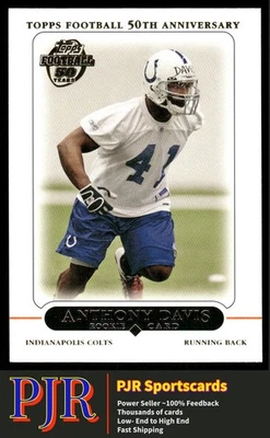 Anthony Davis 2005 Topps #386 Indianapolis Colts Rookie - Image 1 of 2