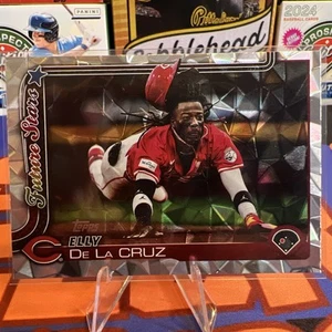 2025 Topps Series 1 - Future Stars Elly De La Cruz #150 Diamante Foil - Picture 1 of 9