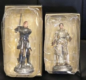 2 x HBO Eaglemoss Game Of Thrones figures The Hound & Jamie Lannister New In Box - Picture 1 of 2