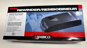Ambico VHS Rewinder Model V-0760 Auto Stop Soft Eject Brand New - Picture 1 of 3