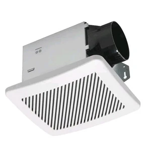 Utilitech Ventilation Fan 1.5-Sone 100-CFM White Bathroom Fan HUMIDITY SENSOR - Picture 1 of 9