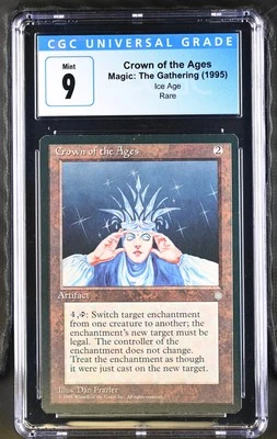 CROWN OF THE AGES Ice Age Rare CGC 9 MTG [Nostalgium] - Image 1 of 2
