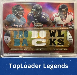 2012 Topps Triple Threads #TTRC-19 Rice / Jones-Drew /  Turner Relic Combos #/36 - Picture 1 of 2