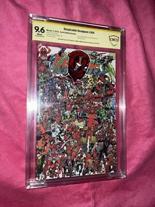 Despicable Deadpool #300 CBCS 9.6 2 X Signed and Sketched By Koblish And Jameson - Picture 1 of 11