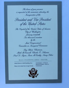 Original 2017 Trump Inauguration Silver Ticket – Authentic Collectible Pass - Bild 1 von 14