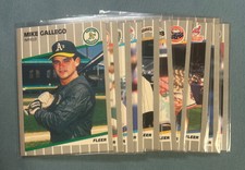 1989 Fleer Baseball Cards - Pick Your Card