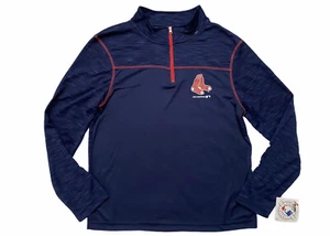MLB Boston Red Sox Pullover Jungen Gr. XL 16-18 Blau Shirt Langarm - Bild 1 von 8