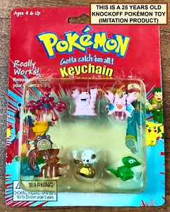 POKEMON FIGURES SEALED BLISTER PACK - KNOCKOFF TOY - UNBRANDED/PERU, 2000 - Picture 1 of 10