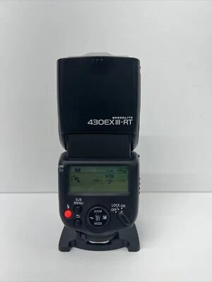 Canon Speedlite 430EX III-RT Flash- NO BOX*READ* No Flash Cover - Image 1 of 4