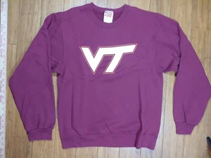 Red Oak Virginia Tech VT Vintage 90s Women's Size Small Sweatshirt Cotton Blend - Picture 1 of 10