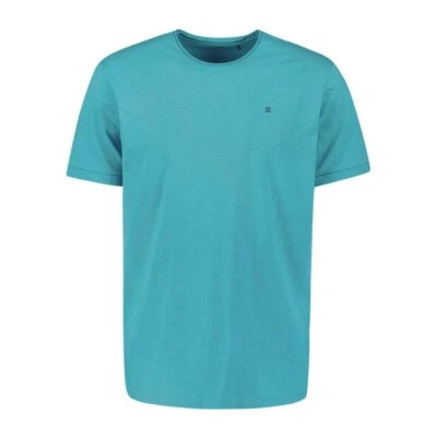 No Excess Camiseta Para Hombre Crewneck Slub Azul 27360102SN 039 Seablue - Imagen 1 de 4
