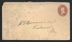 USA 1861 LEXINGTON VA PRE CIVIL WAR DOCKETED APR.18, 1861 VIRGINIA SECEDED - Picture 1 of 1