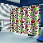A Variety Of Fruits 3D Shower Curtain Waterproof Fabric Bathroom Decoration