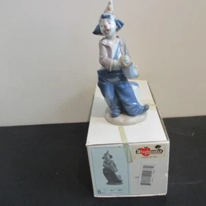 NAO by LLADRO. Concertina Hobo, Clown, Jester w Box. #487. - Picture 1 of 4