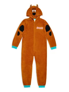 Scooby Doo One Piece Pajamas Union Suit 7 8 M Kids Boy Girl Halloween Costume - Picture 1 of 2