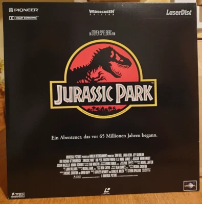 Laser Disc Jurassic Park Pal Pal deutsch Widescreen Edition incl. Booklet - Bild 1 von 3