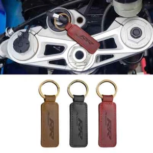 Motorcycle cowhide logo keychain keyring lanyard For BMW S1000RR S1000 RR - Picture 1 of 8