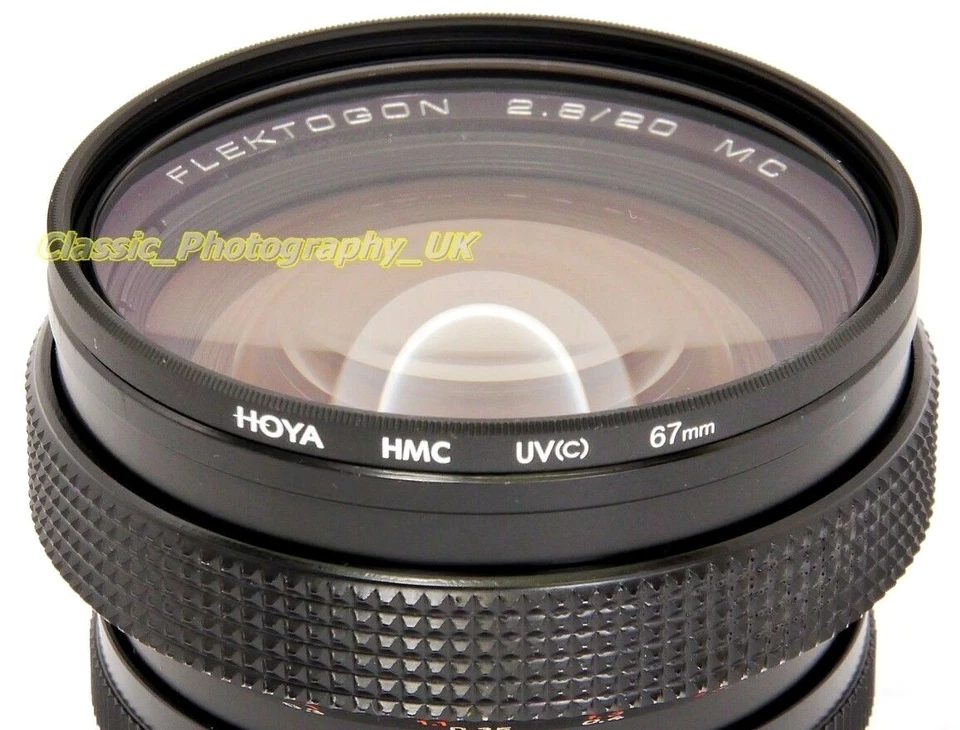 HOYA UV(c) HMC 67mm Filter for Canon EF-S 18-135mm Carl ZEISS Flektogon 2.8/20mm - Image 1 of 4