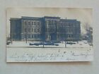 A1635 Postcard Baraboo WI Wisconsin RPPC High School 1907