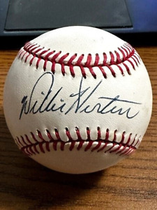 WILLIE HORTON SIGNED AUTOGRAPHED OAL BASEBALL!  Tigers!