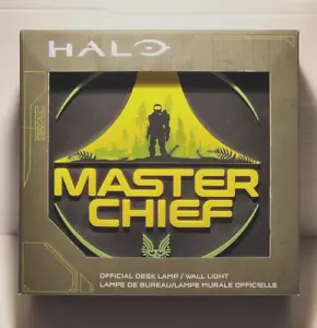Halo MASTER CHIEF 3D Official Desk or Wall Light Plastic Decor Lamp by Numskull - Picture 1 of 6