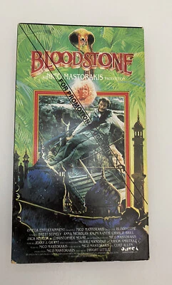 Rare Vintage Promotional VHS Bloodstone 1989 Nico Mastorakis, Indiana Jones LITE - Image 1 of 4